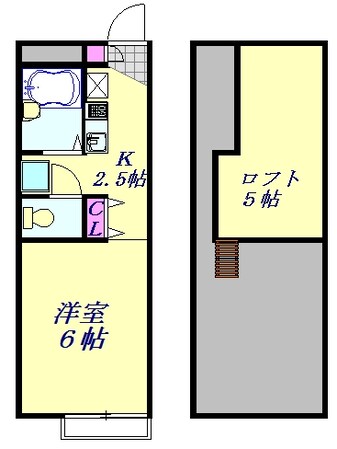 レオパレスヴィラ南平台 20715の物件間取画像